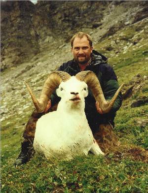 Matt Snyder with a trophy Dall sheep